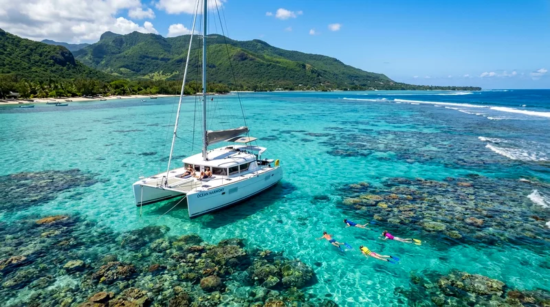Mauritius Catamaran Cruise with Snorkelling: Best Reef Stops